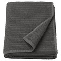 VÅGSJÖN  Bath towel, dark grey, 100x150 cm
