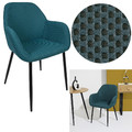 Dining Chair Lavia, turquoise
