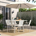 LÄTTBETONG Rug flatwoven, in/outdoor, beige/light brown, 160x230 cm