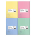 Notebook A5 60 Pages Lined PP Pastel Colors 5pcs, assorted colours