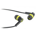 Defender Pulse 420 Wired In-Ear Headset, Black/Yellow