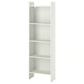 BAGGEBO Bookcase, white, 50x25x160 cm