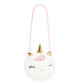 Starpak Plush Shoulder Bag Unicorn, white