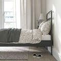 STJÄRNÖ Bed frame, anthracite/Leirsund, 90x200 cm
