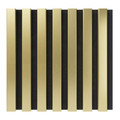 Acoustic Module Panel Vertical Line 300 x 300 mm, black/gold