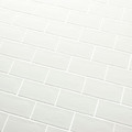 Glazed Tile Vernisse GoodHome 7.5 x 15 cm, white, 0.9 m2
