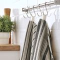 MARIATHERES Tea towel, stripe, grey beige, 50x70 cm, 2 pack