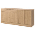 TONSTAD Storage combination, oak veneer, 202x90 cm