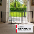 Baby Dan Carl Wide X outdoor safety gate, black