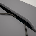 ALEX Desk, dark grey, 132x58 cm