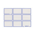 Starpak Label Stickers for Notebooks 9 Sheets 25-pack