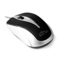 Media-Tech Optical Wired Mouse Plano, black-silver