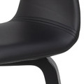 Chair Supernova, faux leather, black