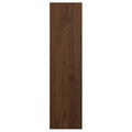BJÖRNESKOGEN Door with hinges, walnut veneer, 50x195 cm