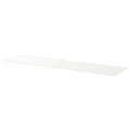 BESTÅ Top panel for TV, glass/white, 180x40 cm