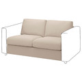 VIMLE 2-seat section, Hallarp beige