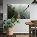 PJÄTTERYD Picture, bridge in the jungle, 118x78 cm