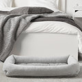 LURVIG Dog bed, light grey, L