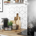 GoodHome Kitchen Wall Organiser Shelving Datil 60 cm