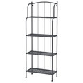 LÄCKÖ Shelving unit, outdoor, grey, 61x160 cm