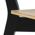 Dining Chair Roxby, natural/black