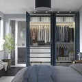 PAX / FYRUDDEN Wardrobe combination, white/white, 200x60x236 cm