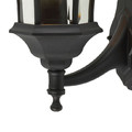 GoodHome Garden Outdoor Wall Lamp Richelieu 1 x 60 W E27, black