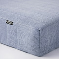 VADSÖ Sprung mattress, firm/light blue, 140x200 cm
