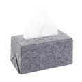 Felt Tissue Box, dark grey