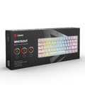 Savio Wired Keyboard Whiteout Blue