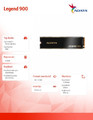 Adata SSD Legend 900 512GB PCIe 4x4 6.2/2.3 GB/s M2
