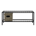 Metal shoe Rack Vita, black