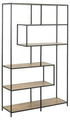 Shelving Unit Bookcase Oxford 4, oak
