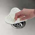 Silicone Drain Strainer, white