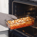 IKEA 365+ Food container, large rectangular, glass, 3.1 l