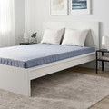 VADSÖ Sprung mattress, firm/light blue, 90x200 cm