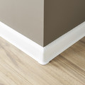 GoodHome External Corner for PVC Skirting Duo 59 mm white, 2 pack