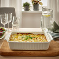 POETISK Oven dish, off-white, 34x23 cm