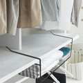 Under-Shelf Wire Basket, size L, black