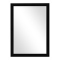 Mirror 50x70 cm, matt black frame
