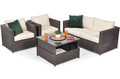 Outdoor Furniture Set MALAGA COMFORT, brown