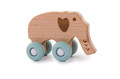 Bo Jungle B-Woody Elephant on Wheels Blue