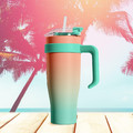 Thermal Mug Miami Tie-Dye, orange-green