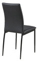 Chair Demina, faux leather, black