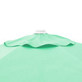 HÖGÖN / IGGÖN Parasol with base, light green/dark grey, 270 cm