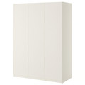 PAX Wardrobe, white, Forsand white, 150x60x201 cm