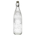 Glass Bottle 1L, stripes
