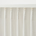 DYTÅG Curtains, 1 pair, white, 145x300 cm