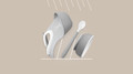 BABYBJORN Dinnerware Set, 8 pcs - Light Grey