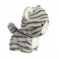 Soft Plush Toy Grey Tabby Cat